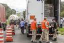 Os estados do Paraná, Santa Catarina, Rio Grande do Sul, Mato Grosso do Sul e São Paulo promoveram nesta quinta-feira (10), de forma simultânea, uma operação de abordagem e fiscalização dos veículos que transportam produtos perigosos