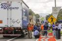 Os estados do Paraná, Santa Catarina, Rio Grande do Sul, Mato Grosso do Sul e São Paulo promoveram nesta quinta-feira (10), de forma simultânea, uma operação de abordagem e fiscalização dos veículos que transportam produtos perigosos