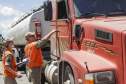 Os estados do Paraná, Santa Catarina, Rio Grande do Sul, Mato Grosso do Sul e São Paulo promoveram nesta quinta-feira (10), de forma simultânea, uma operação de abordagem e fiscalização dos veículos que transportam produtos perigosos