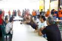 A Coordenadoria Estadual de Proteção e Defesa Civil realiza simulado de abandono com comunidade em área de risco de Morretes, no Litoral do Paraná. Morretes,16/03/2019 Foto:Jaelson Lucas ANPr