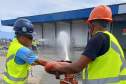 Exercício no Porto de Antonina simula atendimento de emergência com produto tóxico