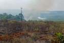 Avião contratado pelo Estado é acionado para combater incêndio florestal em Palmeira