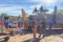 Defesa Civil envia ajuda humanitária para Santa Maria do Oeste e Dois Vizinhos