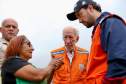 Governador em exercício vistoria estragos causados por temporal em Apucarana