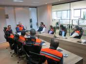 Defesa Civil do Paraná recebe visita de integrantes da Defesa Civil do Estado de Minas Gerais