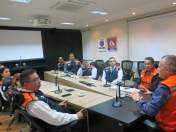 Defesa Civil do Paraná recebe visita de integrantes da Defesa Civil do Estado de Minas Gerais