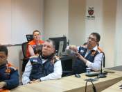 Defesa Civil do Paraná recebe visita de integrantes da Defesa Civil do Estado de Minas Gerais