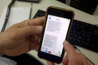 Defesa Civil alerta população sobre eventos climáticos com mensagens de celular