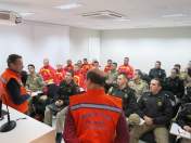 Alunos Bombeiros visitam a Defesa Civil Estadual