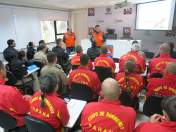 Alunos Bombeiros visitam a Defesa Civil Estadual