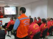 Alunos Bombeiros visitam a Defesa Civil Estadual