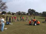 Piloto da Coordenadoria Estadual da Defesa Civil realiza treinamento para várias instituições de Londrina