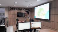 Técnicos da Celepar realizam visita técnica as instalações da Coordenadoria Estadual da Defesa Civil