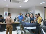 Técnicos da Celepar realizam visita técnica as instalações da Coordenadoria Estadual da Defesa Civil
