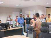 Técnicos da Celepar realizam visita técnica as instalações da Coordenadoria Estadual da Defesa Civil