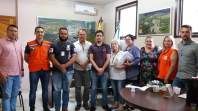 A Defesa Civil presta apoio para de Quitandinha-PR