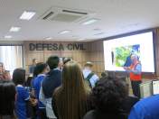 Defesa Civil Estadual recebe vereadores e a câmara mirim do legislativo de Mamborê