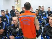 Cadetes da Policia Militar do Paraná realizam visita técnica na Defesa Civil Estadual