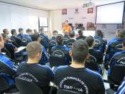 Cadetes da Policia Militar do Paraná realizam visita técnica na Defesa Civil Estadual
