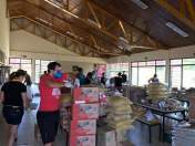voluntários merenda 