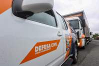 Com escolta, comboio do Estado com insumos de saúde é enviado ao Litoral