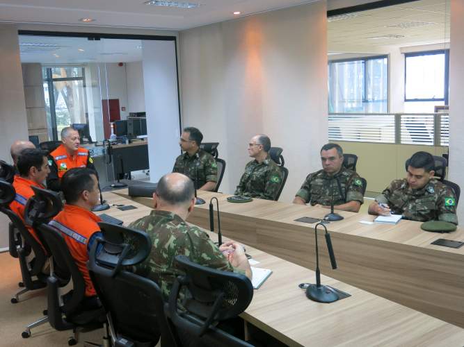 Defesa Civil apresenta SISDC para integrantes do Comando de Operações Terrestres
