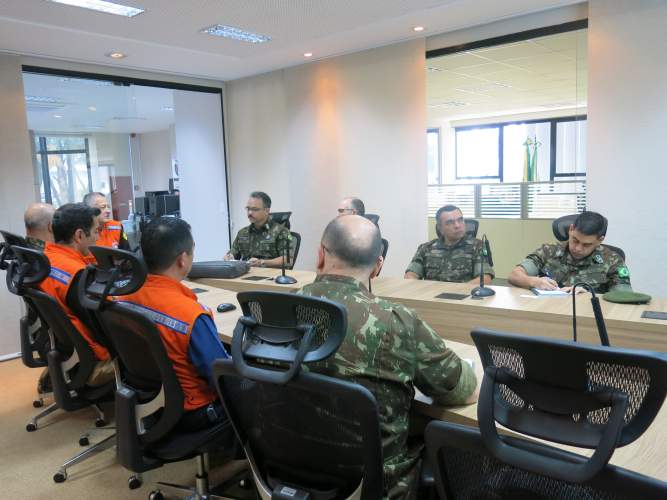 Defesa Civil apresenta SISDC para integrantes do Comando de Operações Terrestres