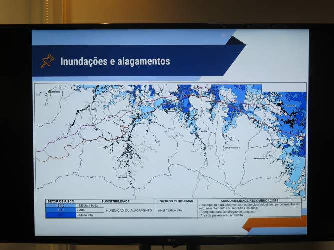 Geólogos da Defesa Civil do Paraná realizam apresentação da Carta Geotécnica Síntese de Adequabilidade a Ocupação Frente aos Desastres Naturais na Porção Leste da Serra do Mar