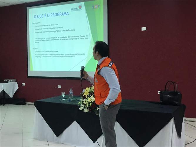 Programa Brigada Escolar - Defesa Civil na Escola participa de evento do Departamento de Legislação Escolar