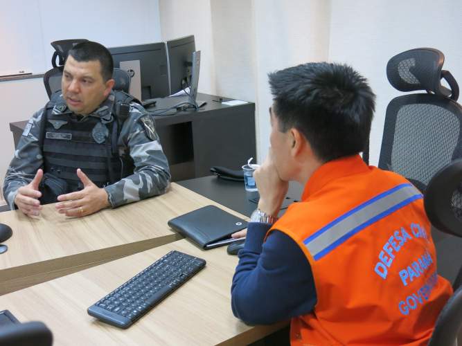 Batalhão de Operações Especiais busca parceria junto a Defesa Civil Estadual