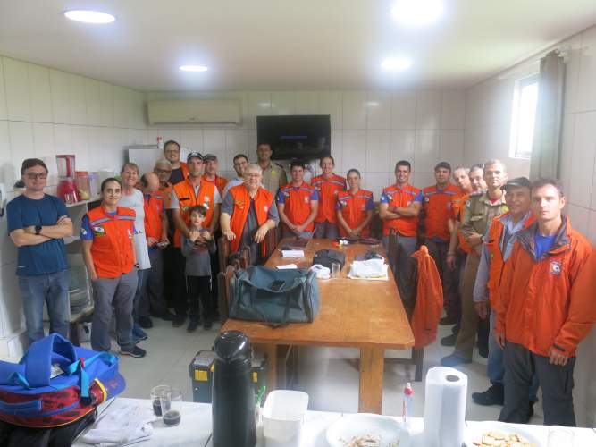 Coordenadoria Estadual da Defesa Civil realiza simulado para teste de protocolos de atendimento integrado