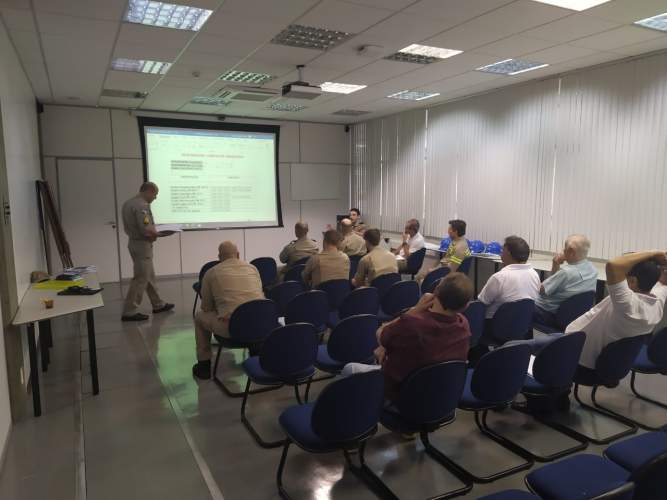 Reunião Usina Salto Osório dia 28 de janeiro de 2020 – Análise dos Planos de Contingências de Barragens dos Municípios a Jusante das Usinas de Salto Osório e Salto Santiago.