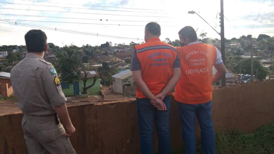 Coordenador Estadual da Defesa Civil visita o município de Ubiratã para acompanhar as ações de resposta