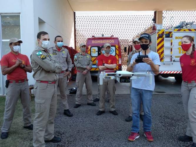 Capacitação com Drones no 8°SGBI/17ª Corpdec.