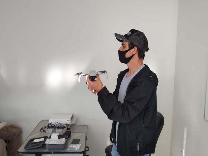 Capacitação com Drones no 8°SGBI/17ª Corpdec.