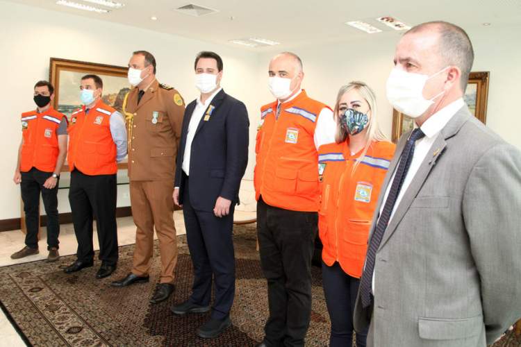 Governador destaca atuação da Defesa Civil e da Casa Militar na pandemia