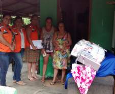 Entrega complementar de Ajuda Humanitária em Conselheiro Mairinck-PR