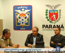 Inauguração da Sala de vídeoconferência do Quartel do Comando do Corpo de Bombeiros 