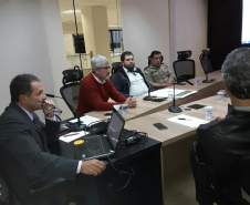 Coordenadoria Estadual de Proteção e Defesa Civil, realiza reunião sobre o Reestabelecimento das Condições de Acessibilidade na Região da “FLORESTA” – no Litoral Paranaense
