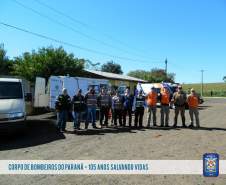 Bombeiros realizam operação conjunta para Fiscalização de Produtos Perigosos em Francisco Beltrão