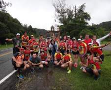 Suor no bosque, exemplo de dedicação, Sd. Lambaret membro da Coordenadoria Estadual de Proteção e Defesa Civil