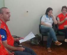 Auxílio e orientação da Coordenadoria Edtadual de Proteção e Defesa Civil na cidade de Querência do Norte.