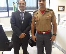 Coordenador Estadual de Proteção e Defesa Civil do Espírito Santo visita a CEPDEC do Paraná