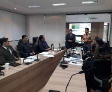 Coordenador Estadual de Proteção e Defesa Civil do Espírito Santo visita a CEPDEC do Paraná