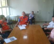 Cidade de Loanda recebe visita técnica de integrantes da Coordenadoria Estadual de Proteção e Defesa Civil. 