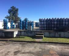 Operação de vistorias fiscais em revendas de gás de cozinha em Paranaguá