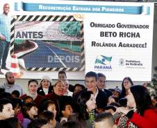 Governador entrega reconstrução de ponte e estrada destruídas por chuvas