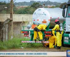 Atuação rápida do Corpo de Bombeiros em caso de vazamento de Produto Perigoso