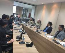 Coordenadoria Estadual de Proteção e Defesa Civil realiza videoconferência com regionais do estado.