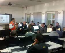 A Coordenadoria Estadual de Proteção e Defesa Civil continua disponibilizando analistas para realizar Curso de Capacitação em regionais do estado.